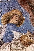 Melozzo da Forli One of Melozzo famous angels from the Basilica dei Santi Apostoli Sweden oil painting artist